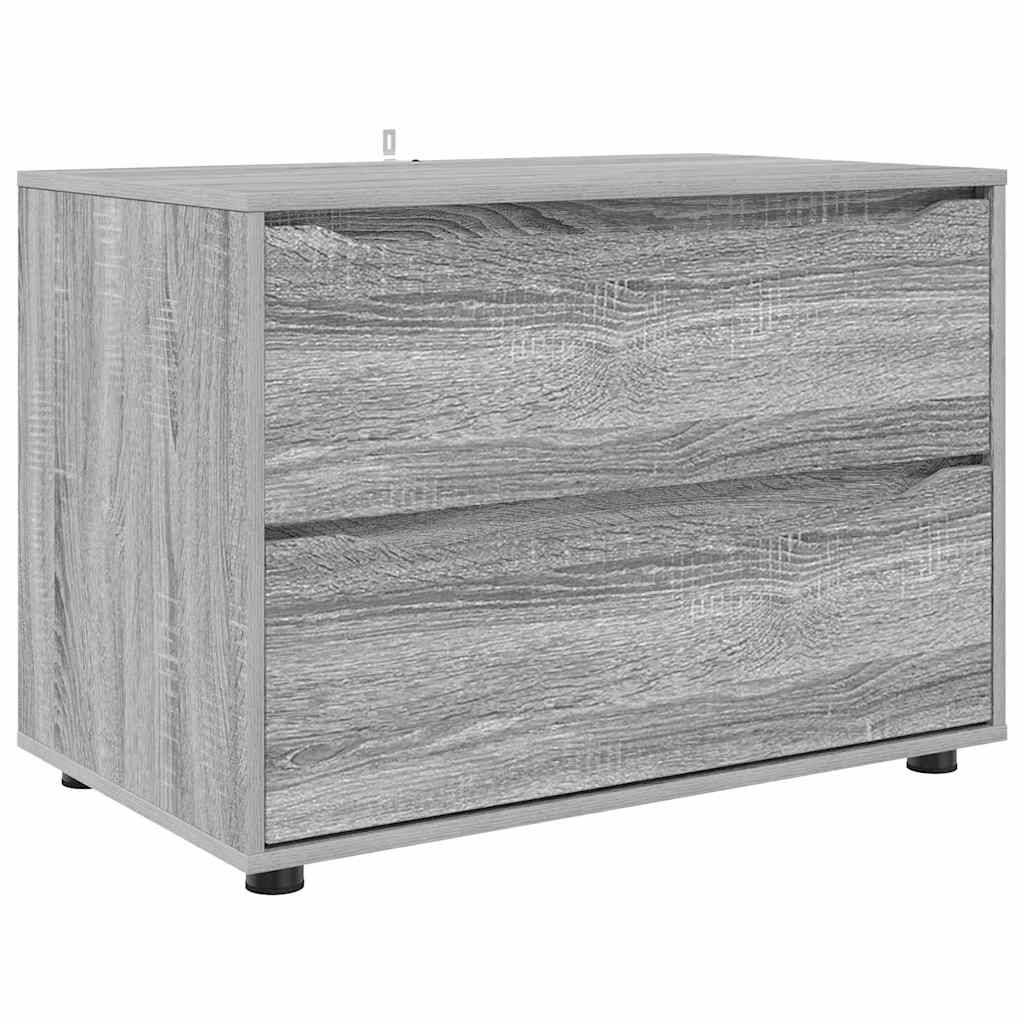 vidaXL Aufbewahrungsschrank Graues Sonoma 80 x 48 x 57 cm