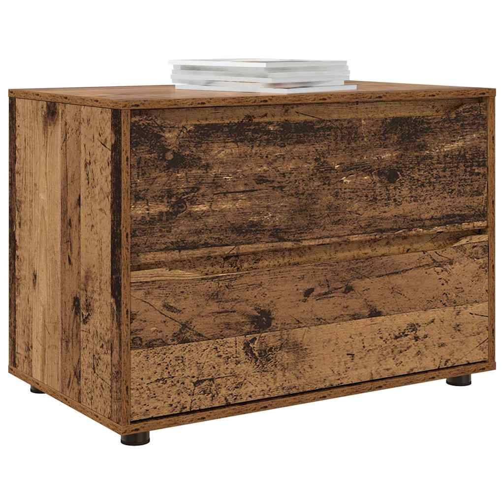 vidaXL Aufbewahrungsschrank Altholz 80 x 48 x 57 cm Holzwerkstoff