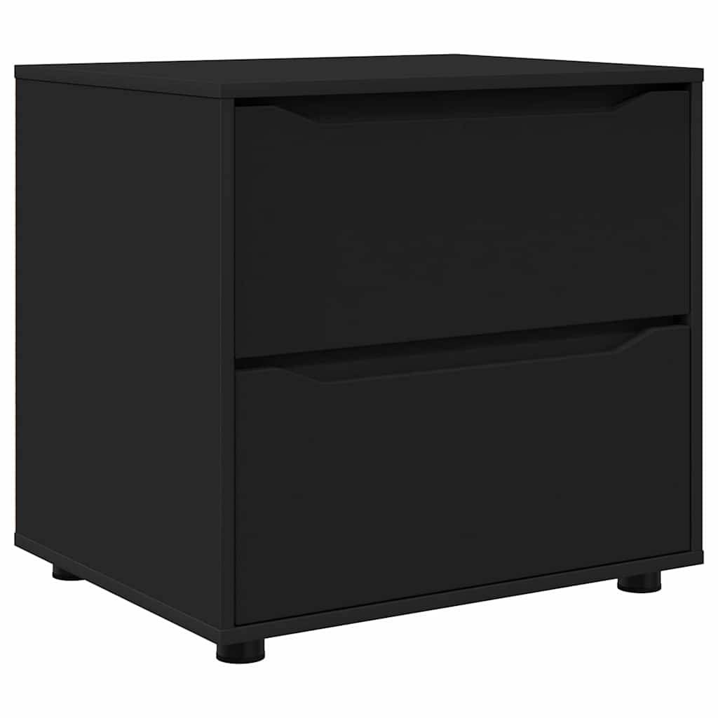 vidaXL Aufbewahrungsschrank Schwarz 60 x 48 x 57 cm Holzwerkstoff