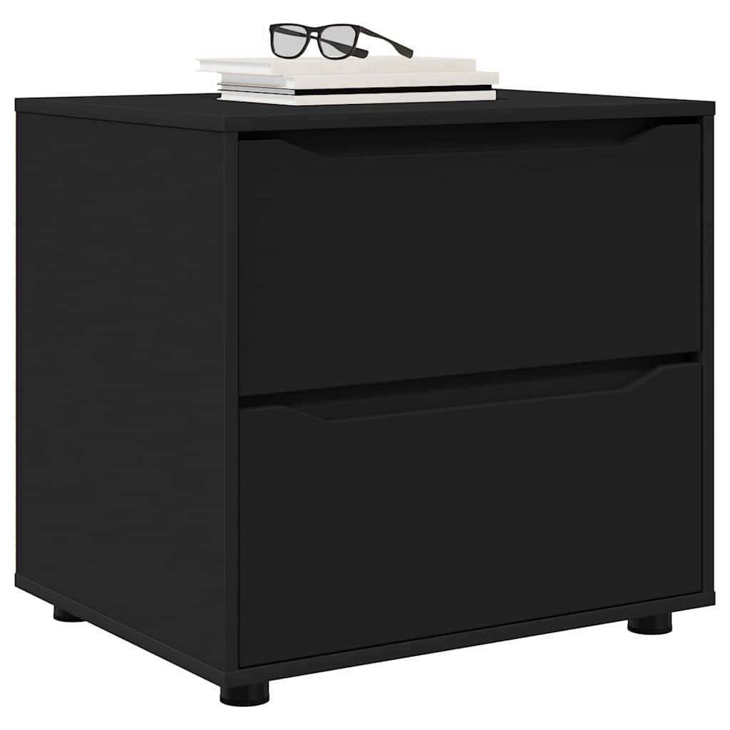 vidaXL Aufbewahrungsschrank Schwarz 60 x 48 x 57 cm Holzwerkstoff