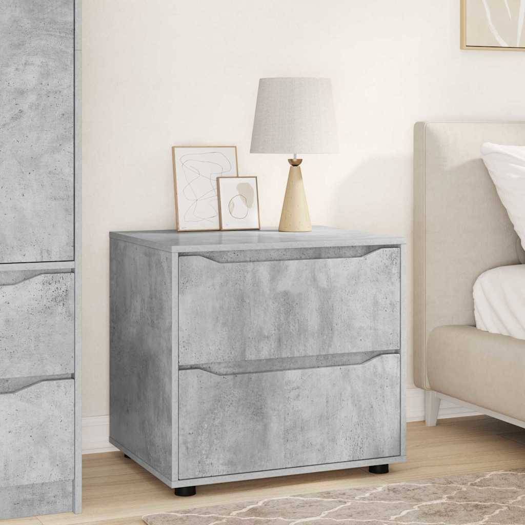 vidaXL Aufbewahrungsschrank Beton Grau 60 x 48 x 57 cm Holzwerkstoff