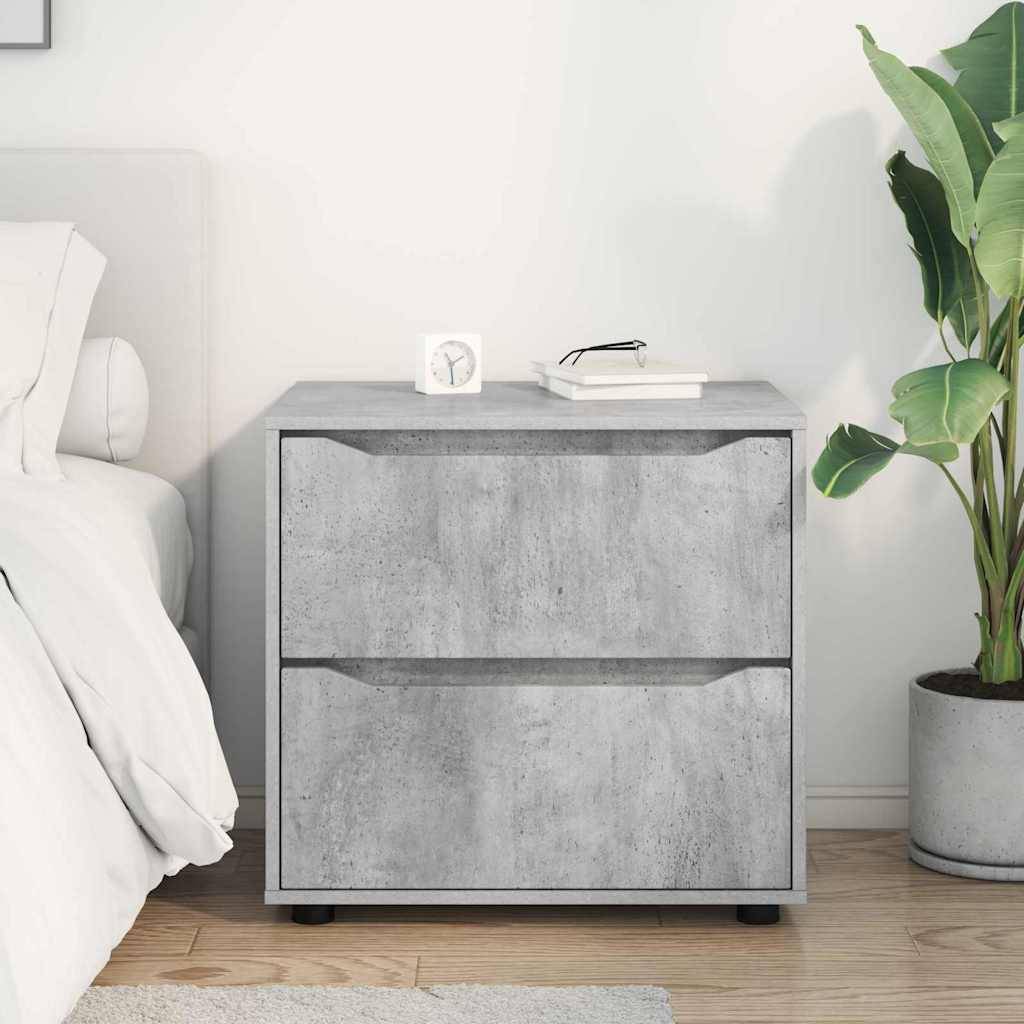 vidaXL Aufbewahrungsschrank Beton Grau 60 x 48 x 57 cm Holzwerkstoff