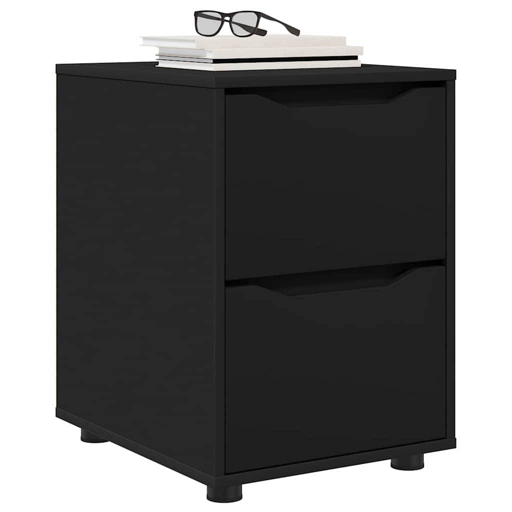 vidaXL Aufbewahrungsschrank Schwarz 40 x 48 x 57 cm Holzwerkstoff