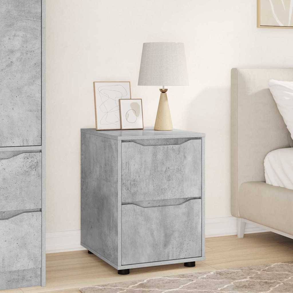 vidaXL Aufbewahrungsschrank Beton Grau 40 x 48 x 57 cm Holzwerkstoff
