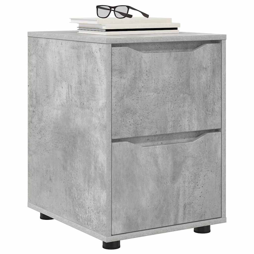 vidaXL Aufbewahrungsschrank Beton Grau 40 x 48 x 57 cm Holzwerkstoff