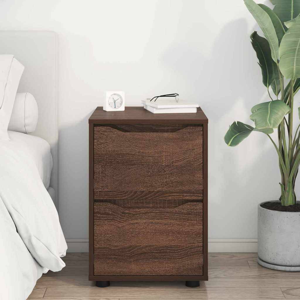 vidaXL Aufbewahrungsschrank Braun Eichen-Optik 40 x 48 x 57 cm