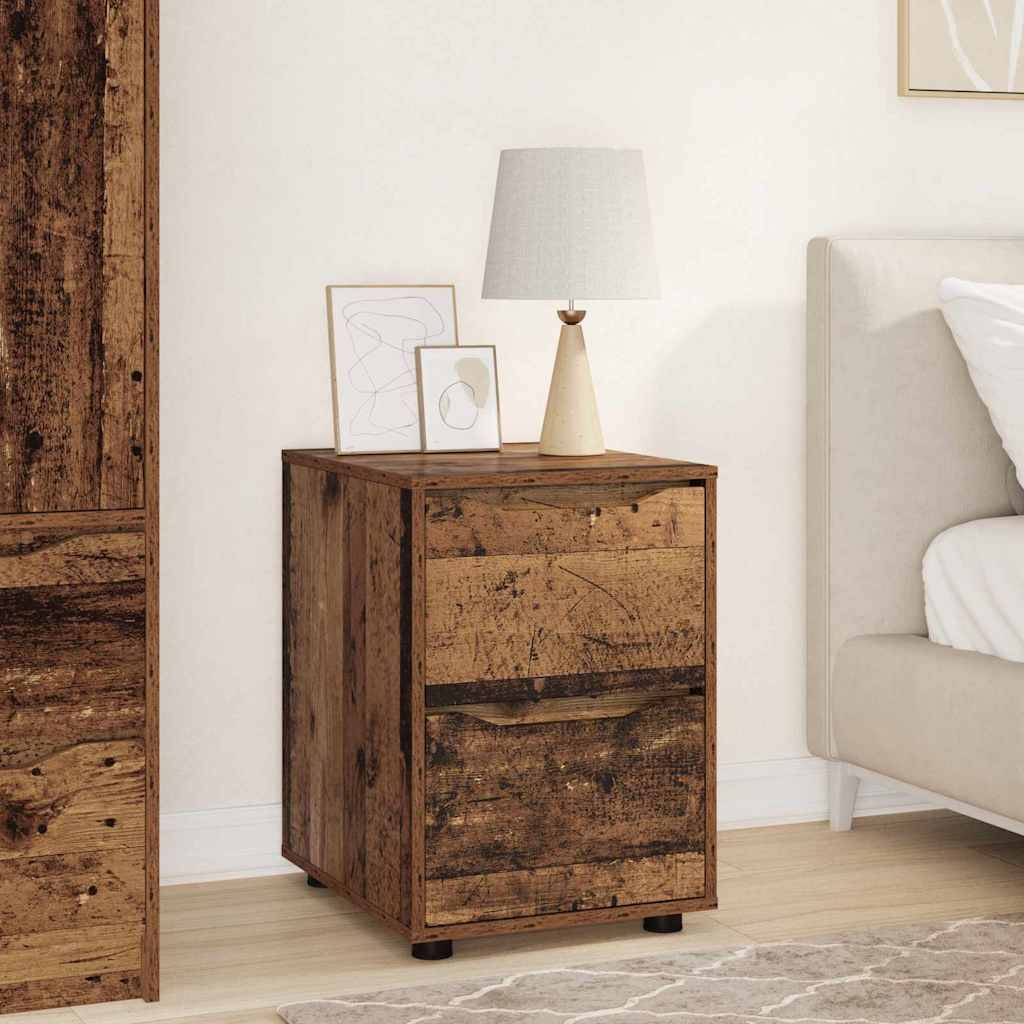 vidaXL Aufbewahrungsschrank Altholz 40 x 48 x 57 cm Holzwerkstoff