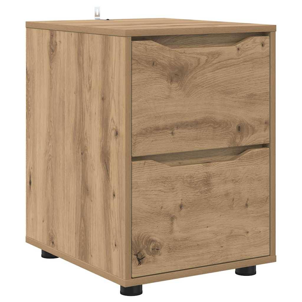 vidaXL Aufbewahrungsschrank Artisan-Eiche 40 x 48 x 57 cm