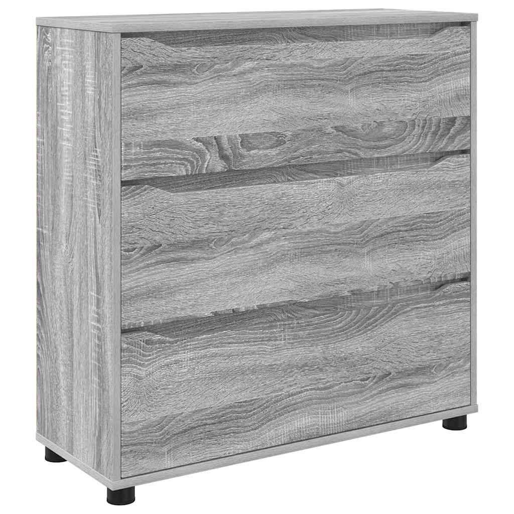 vidaXL Aufbewahrungsschrank Graues Sonoma 80 x 31 x 81 cm