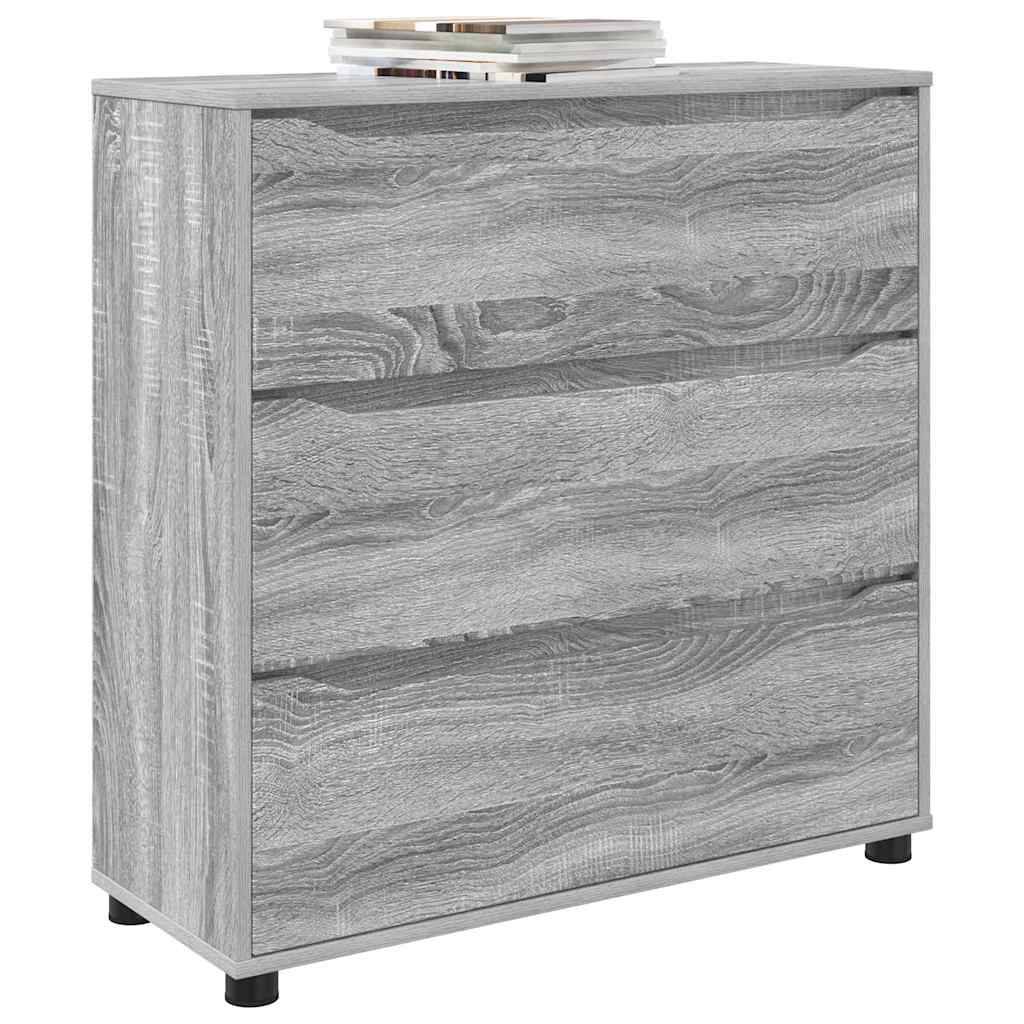 vidaXL Aufbewahrungsschrank Graues Sonoma 80 x 31 x 81 cm