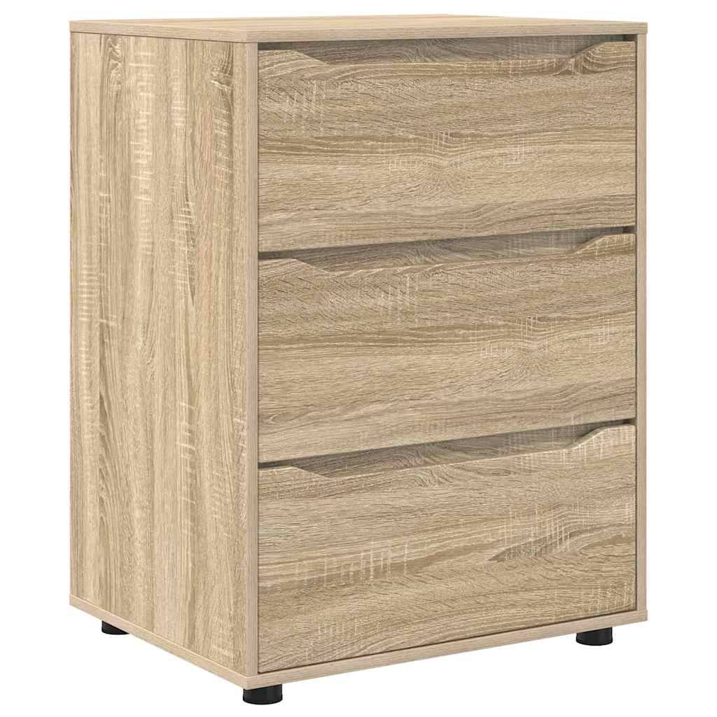 vidaXL Aufbewahrungsschrank Sonoma-Eiche 60 x 48 x 81 cm Holzwerkstoff