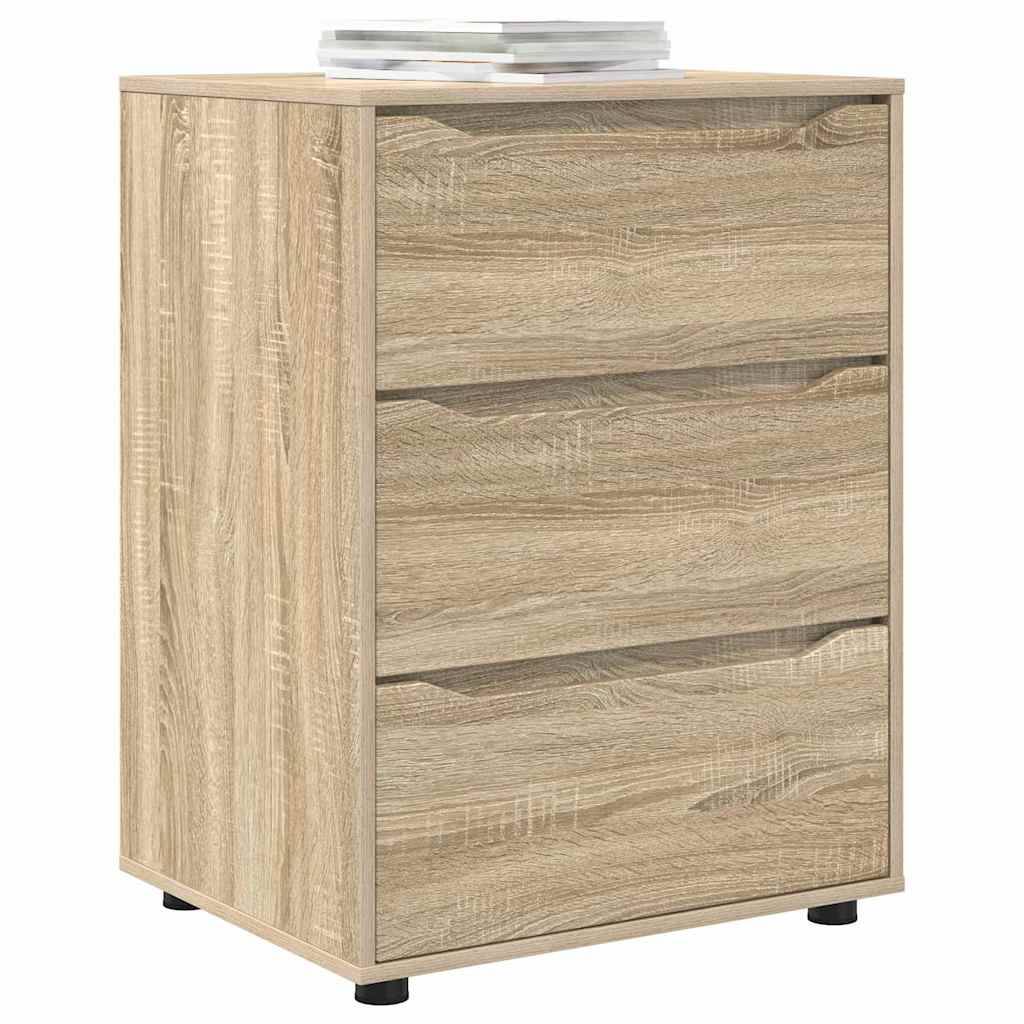 vidaXL Aufbewahrungsschrank Sonoma-Eiche 60 x 48 x 81 cm Holzwerkstoff