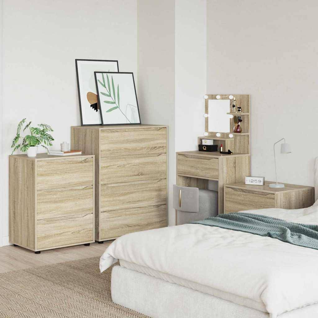 vidaXL Aufbewahrungsschrank Sonoma-Eiche 60 x 48 x 81 cm Holzwerkstoff
