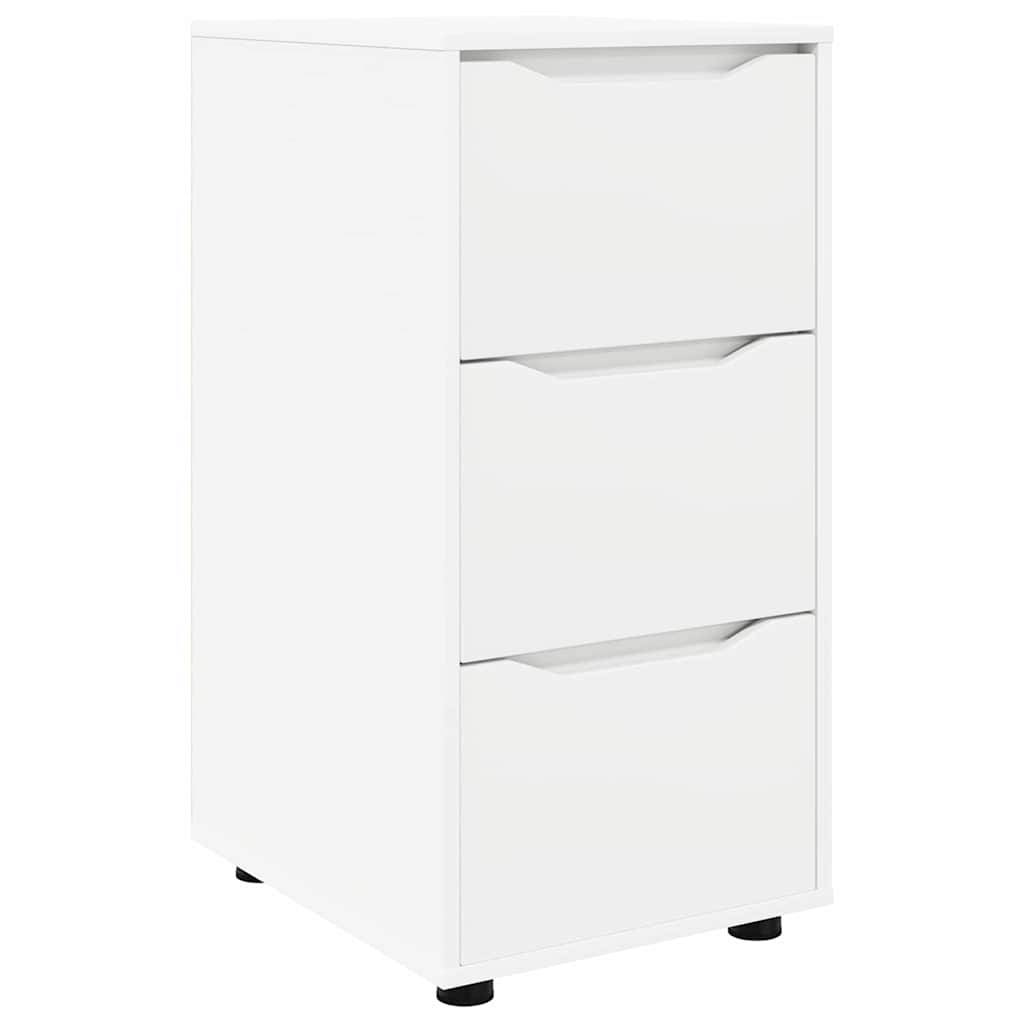 vidaXL Aufbewahrungsschrank Weiß 40 x 48 x 81 cm Holzwerkstoff