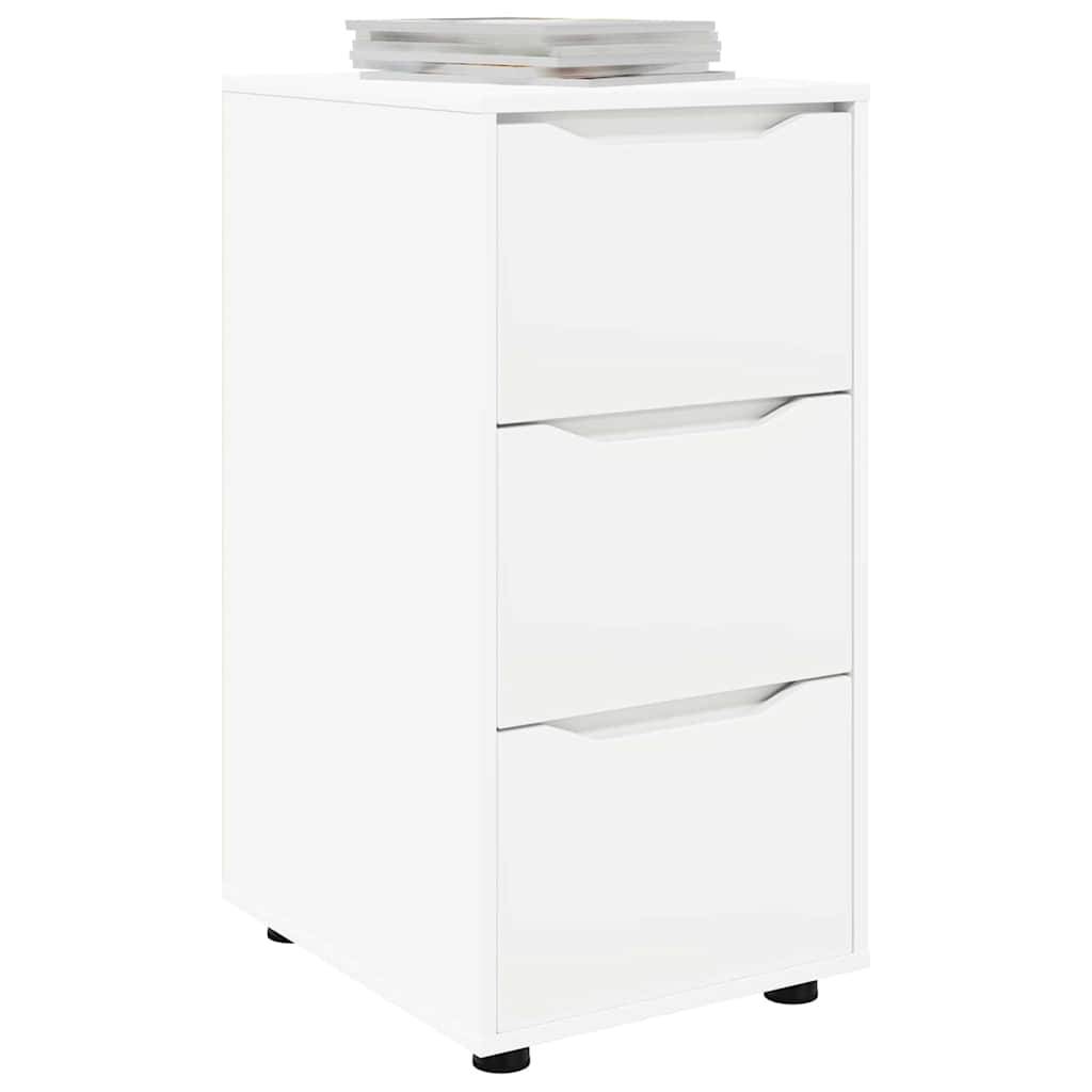vidaXL Aufbewahrungsschrank Weiß 40 x 48 x 81 cm Holzwerkstoff