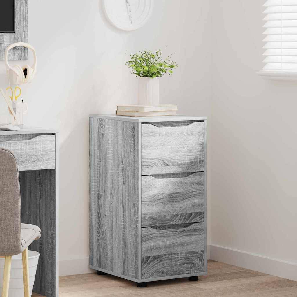 vidaXL Aufbewahrungsschrank Graues Sonoma 40 x 48 x 81 cm