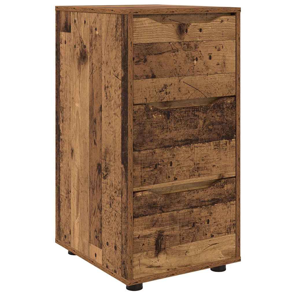 vidaXL Aufbewahrungsschrank Altholz 40 x 48 x 81 cm Holzwerkstoff