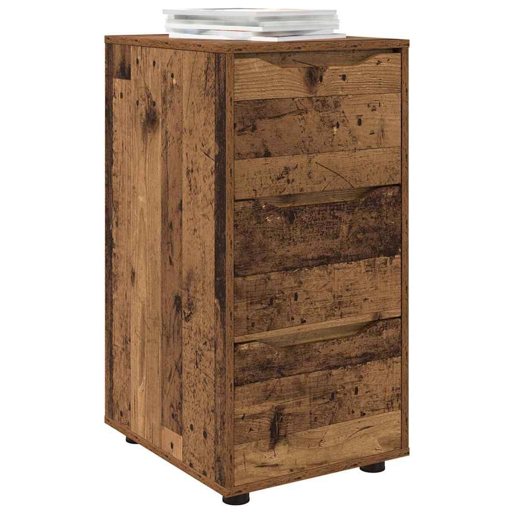 vidaXL Aufbewahrungsschrank Altholz 40 x 48 x 81 cm Holzwerkstoff