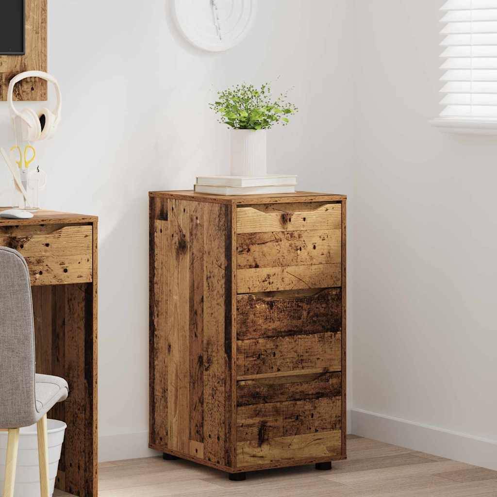 vidaXL Aufbewahrungsschrank Altholz 40 x 48 x 81 cm Holzwerkstoff