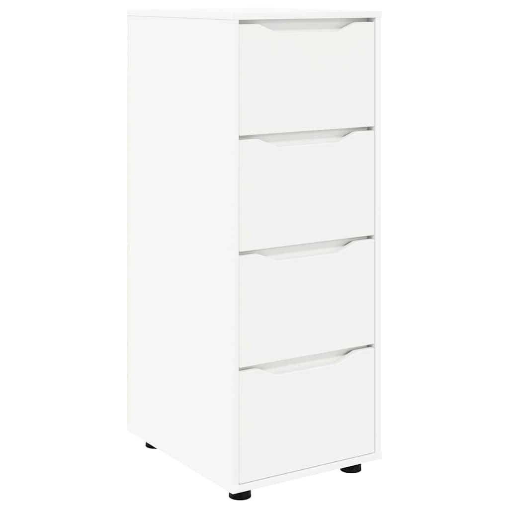 vidaXL Aufbewahrungsschrank Weiß 40 x 48 x 105 cm Holzwerkstoff