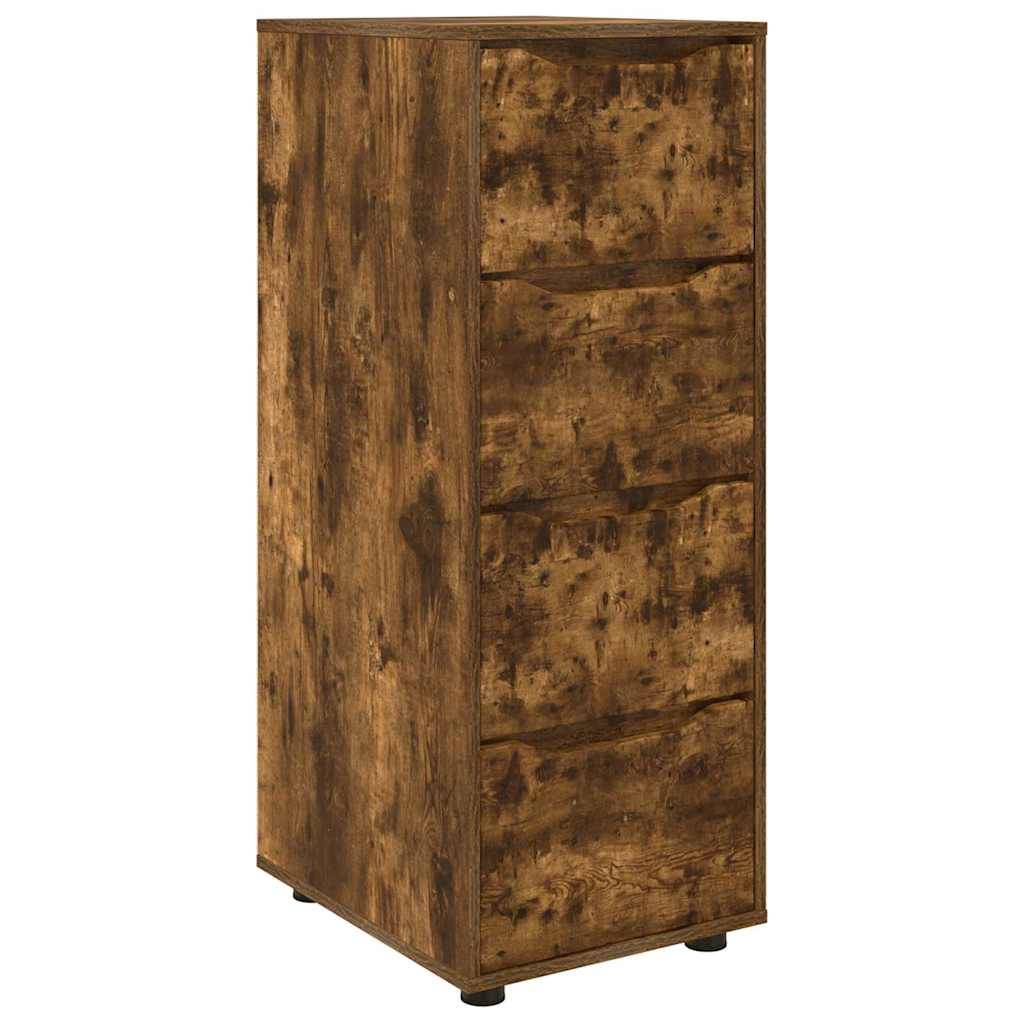 vidaXL Aufbewahrungsschrank Geräucherte Eiche 40 x 48 x 105 cm