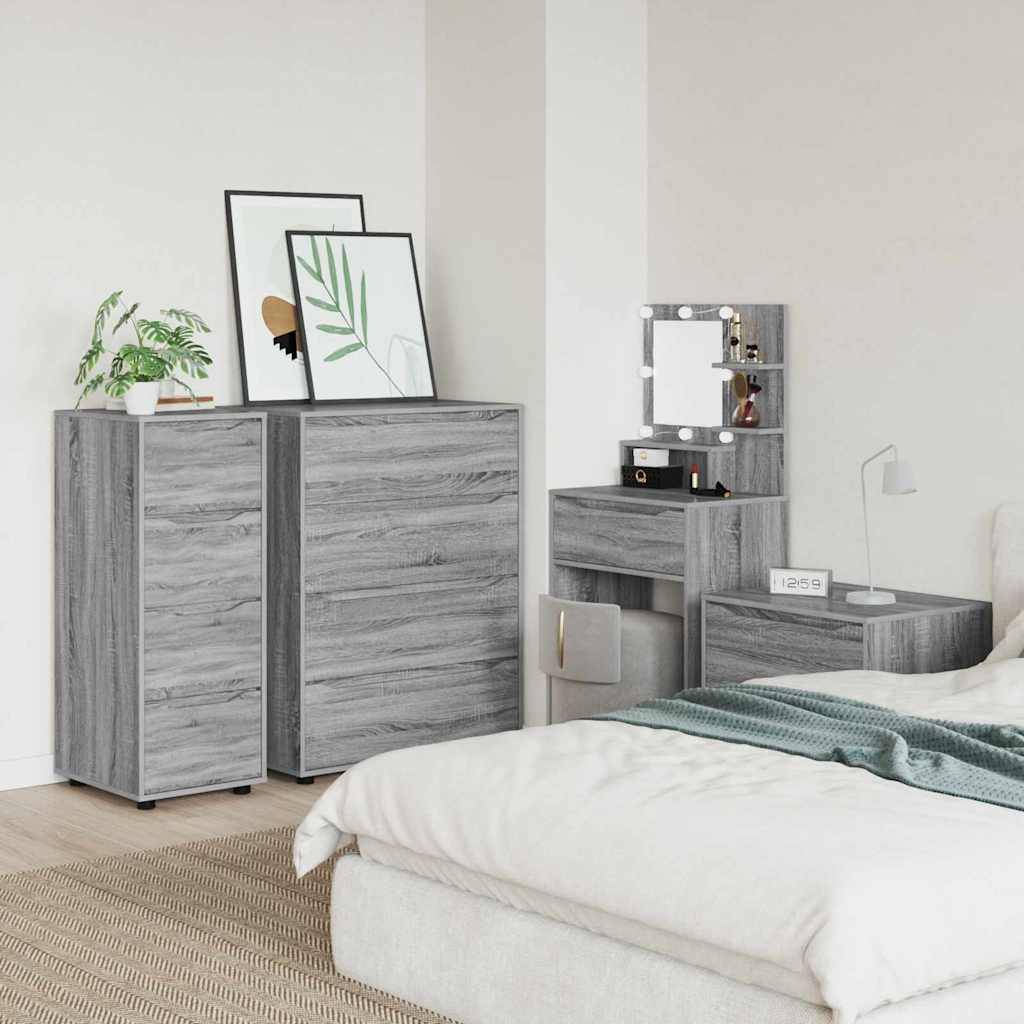 vidaXL Aufbewahrungsschrank Graues Sonoma 40 x 48 x 105 cm