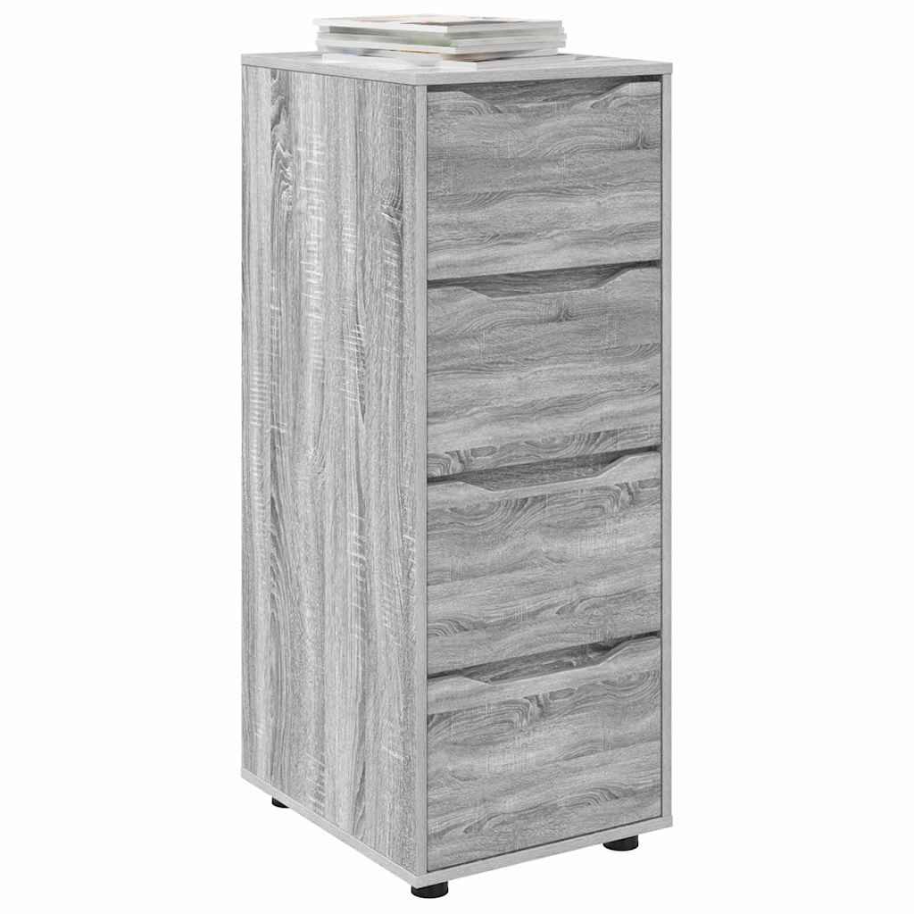 vidaXL Aufbewahrungsschrank Graues Sonoma 40 x 48 x 105 cm