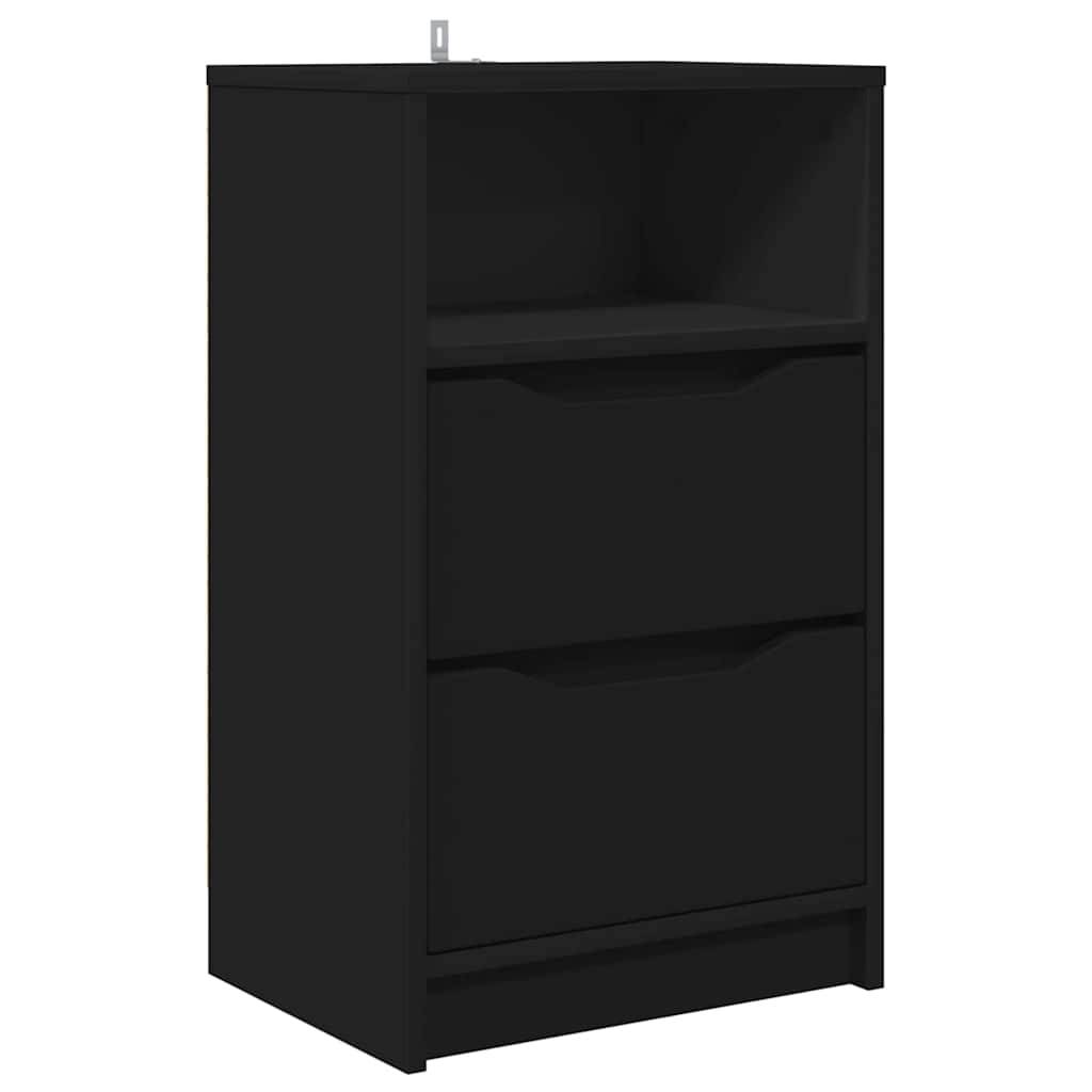 vidaXL Nachttisch Schwarz 40 x 30 x 467 cm Holzwerkstoff
