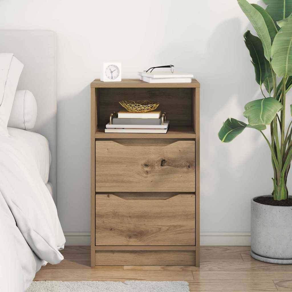 vidaXL Nachttisch Artisan-Eiche 40 x 30 x 467 cm Holzwerkstoff
