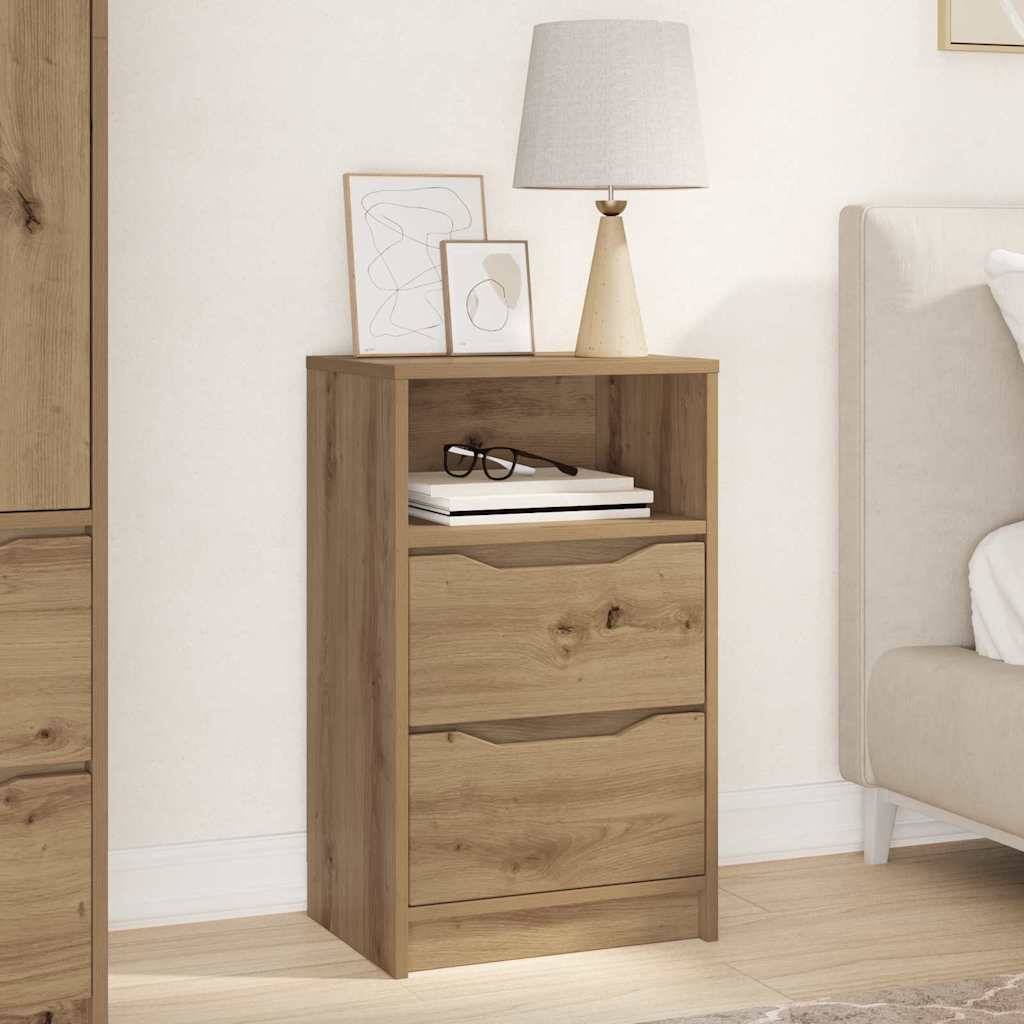 vidaXL Nachttisch Artisan-Eiche 40 x 30 x 467 cm Holzwerkstoff