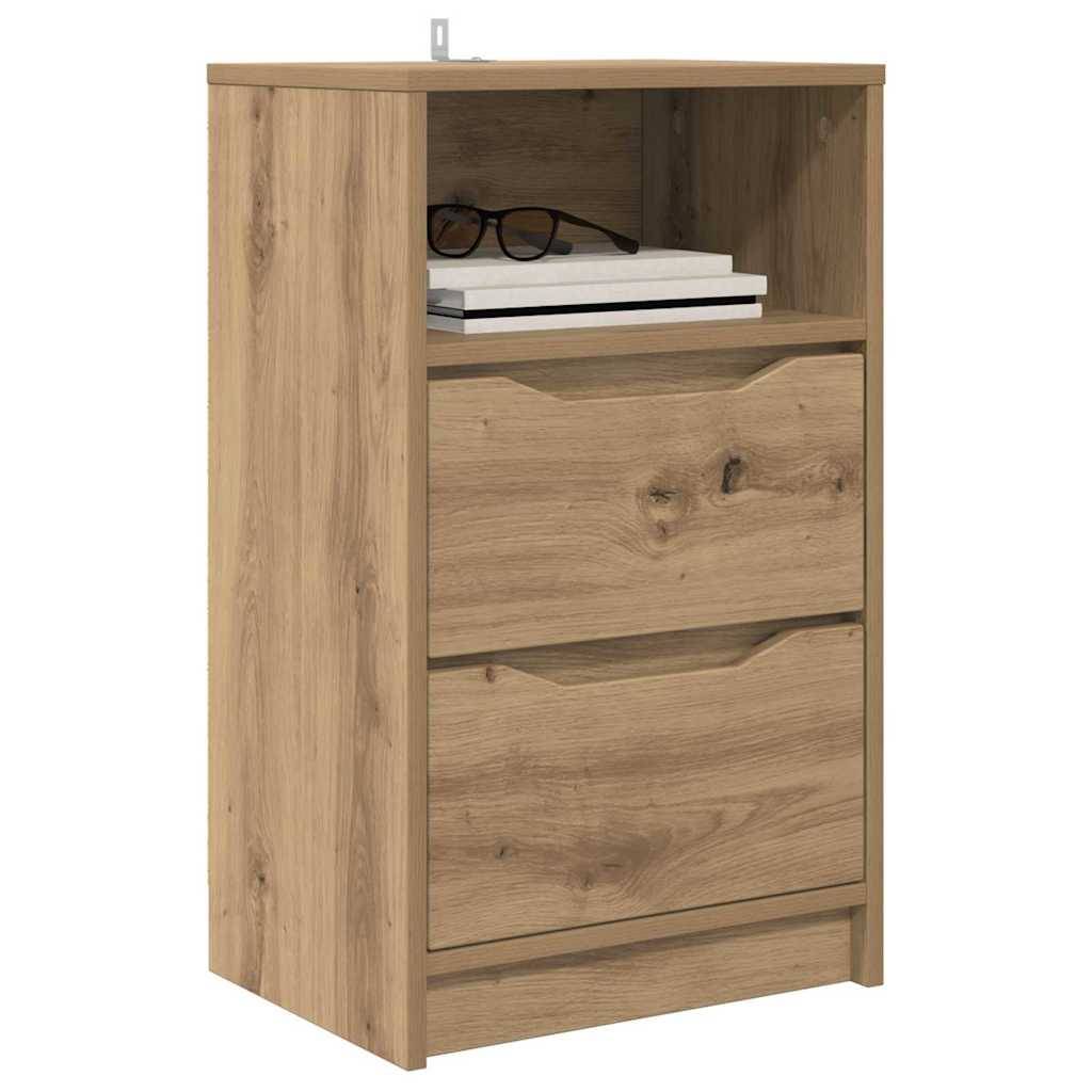 vidaXL Nachttisch Artisan-Eiche 40 x 30 x 467 cm Holzwerkstoff