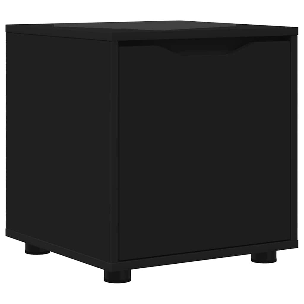 vidaXL Badezimmerschrank Schwarz 40,5 x 40 x 44 cm Holzwerkstoff
