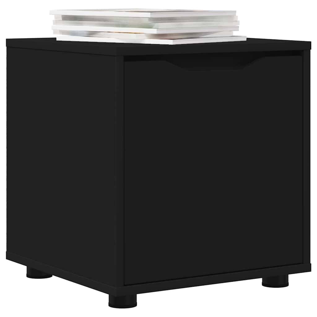 vidaXL Badezimmerschrank Schwarz 40,5 x 40 x 44 cm Holzwerkstoff