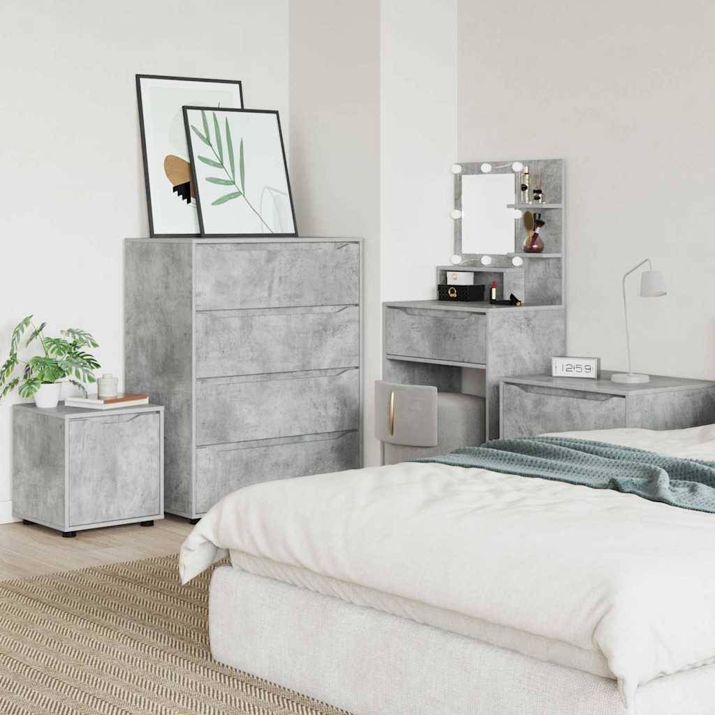 vidaXL Badezimmerschrank Beton Grau 40,5 x 40 x 44 cm Holzwerkstoff