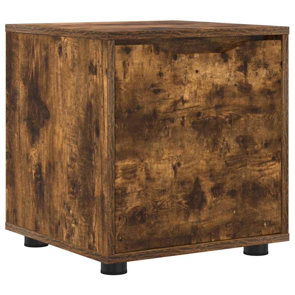 vidaXL Badezimmerschrank Geräucherte Eiche 40,5 x 40 x 44 cm