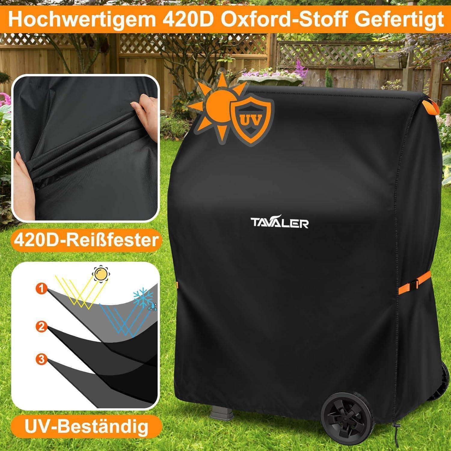 Grillabdeckung Gasgrill Wetterfest 420D Oxford Stoff 90x70x110 cm