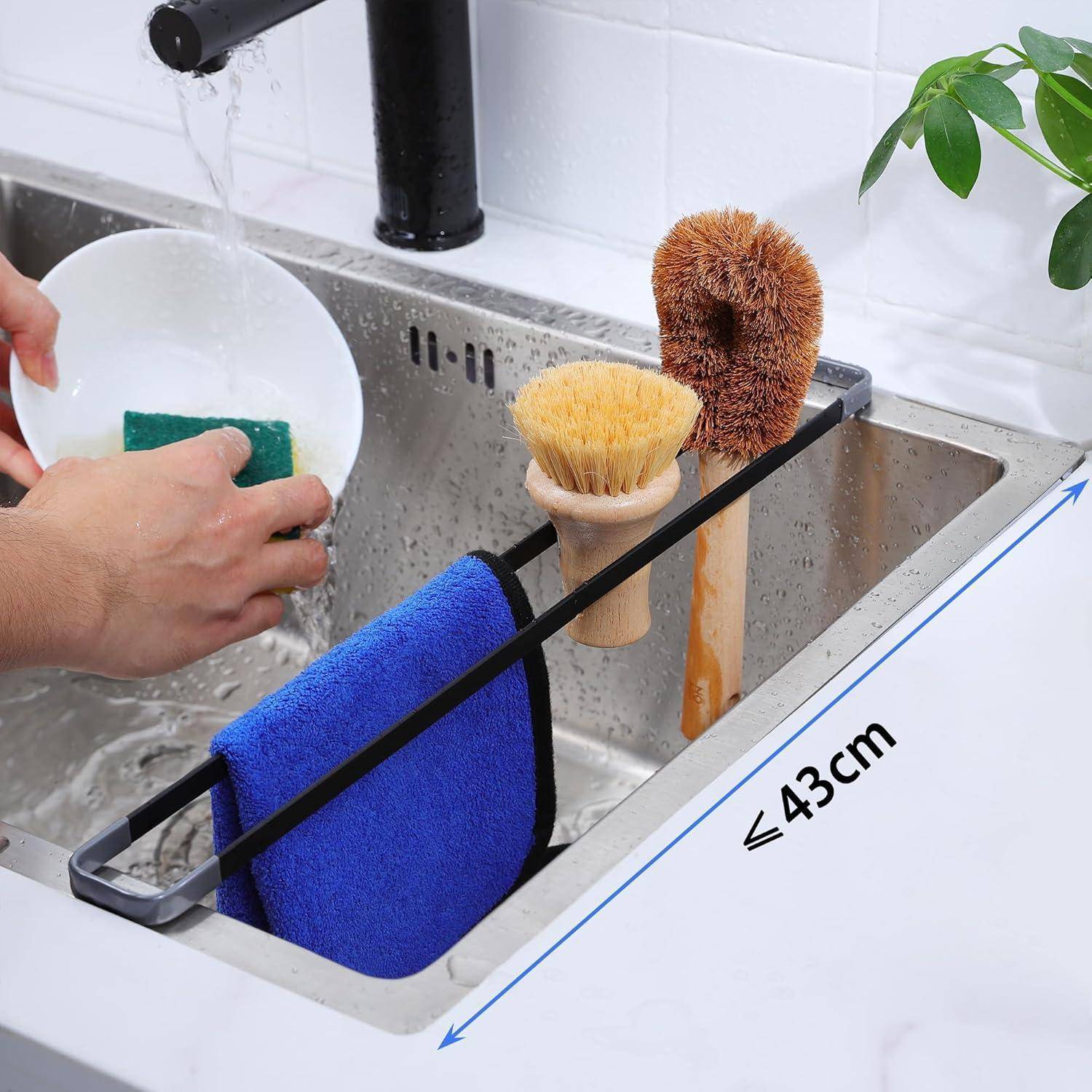 Spülbecken Organizer Multifunktionaler Abtropfgitter Küche 43cm