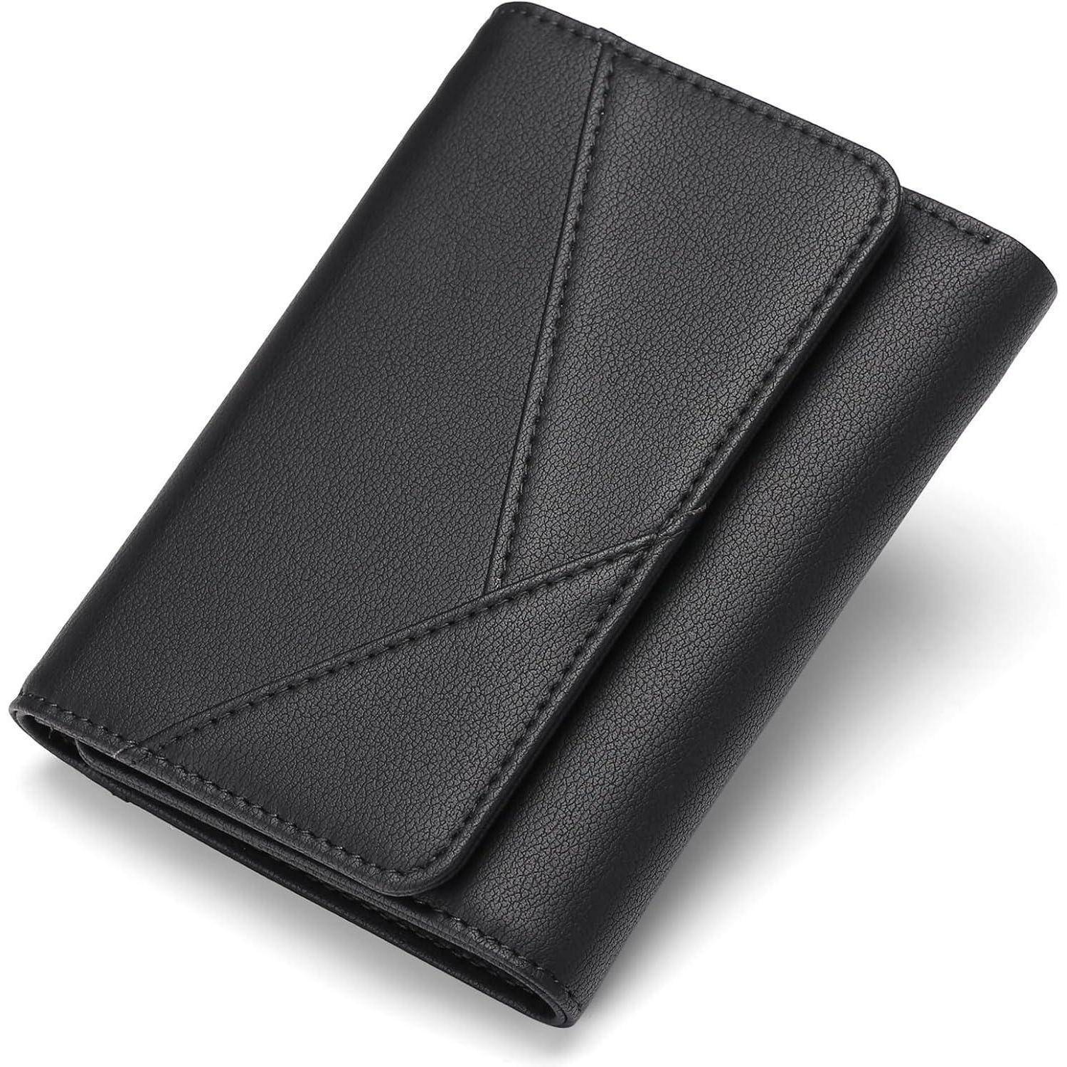 Geldbeutel Damen Leder RFID Portemonnaie Viele Kartenfächer Zipper