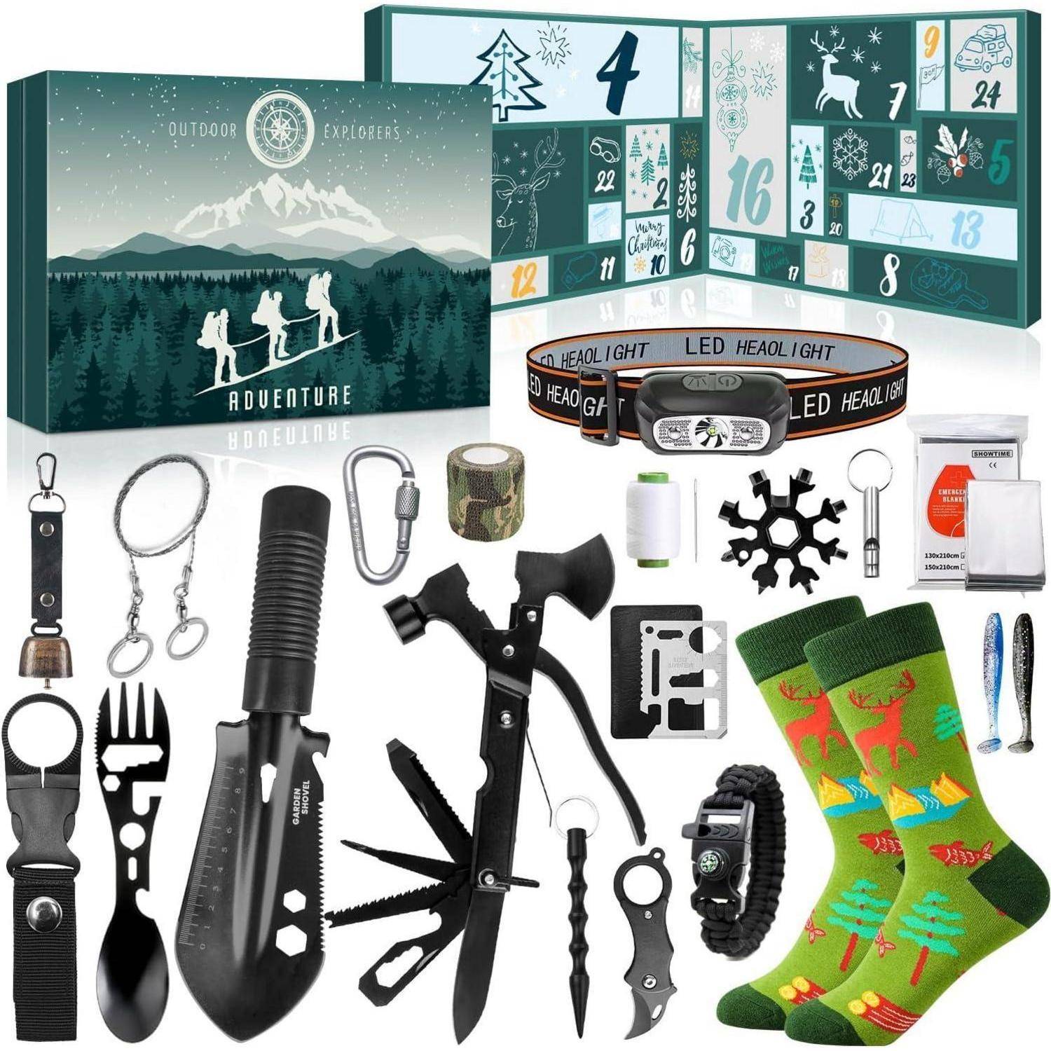 Adventskalender Werkzeuge 24 Überraschungen für Männer Outdoor