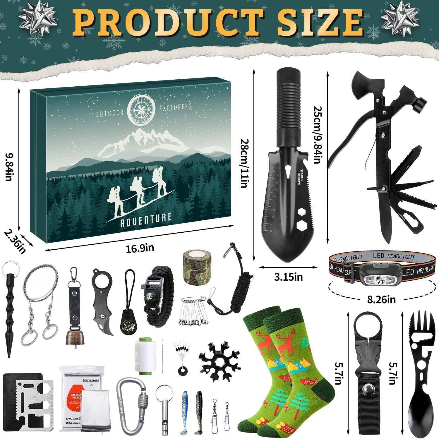 Adventskalender Werkzeuge 24 Überraschungen für Männer Outdoor