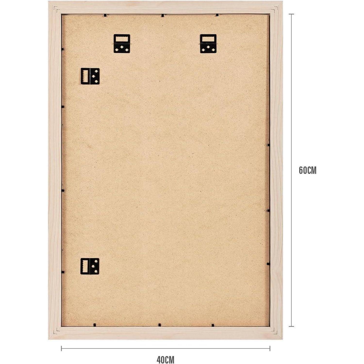 Bilderrahmen 40x60cm Passepartout MDF 3erSet 40x60cm 3x Holz