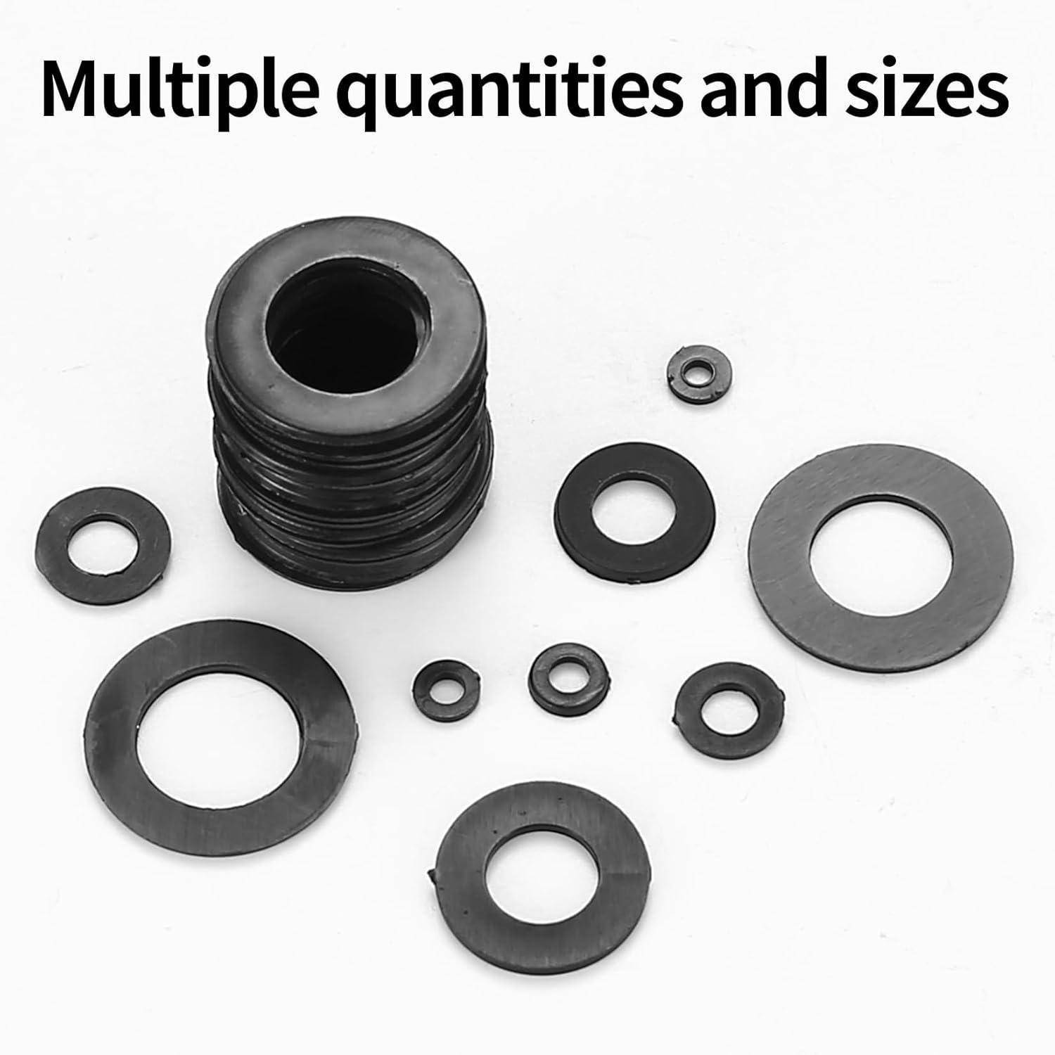 Unterlegscheiben Nylon Distanzhülsen M2 M3 M4 M5 M6 M8 M10 schwarz