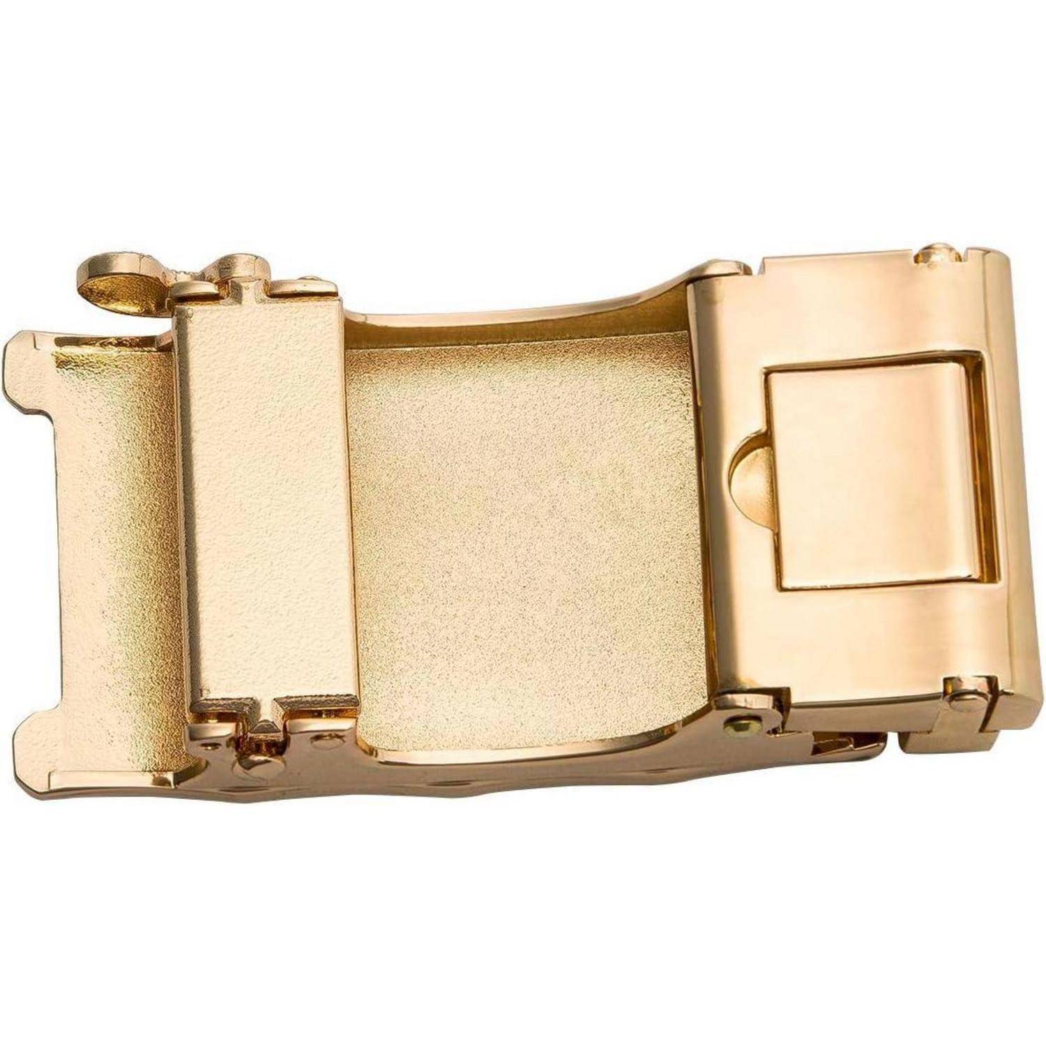 Gürtel Ratschen Goldenes Krokodil 110 cm -43 Zoll, einstellbar