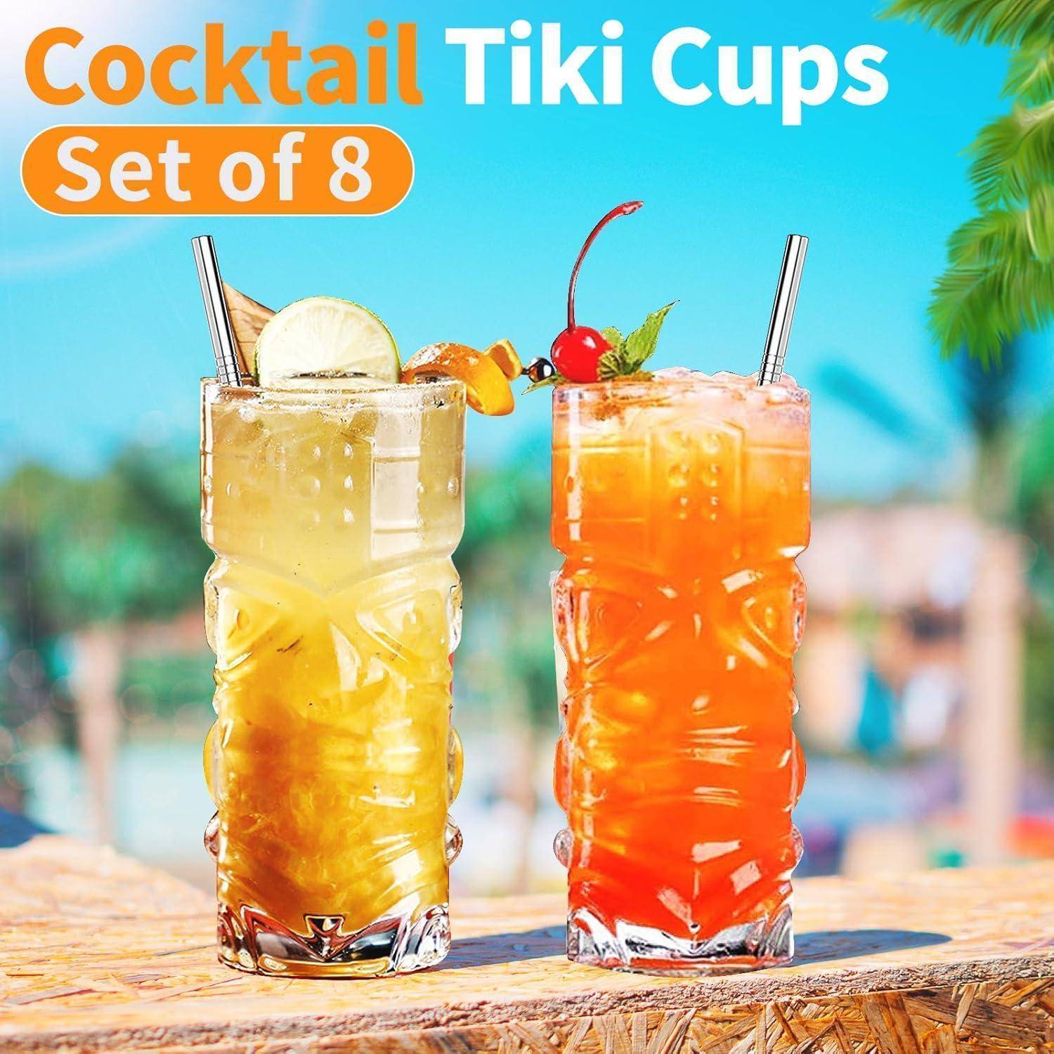 Kunststoff Tiki Becher 18 Oz 8er Pack Cocktail Limonade
