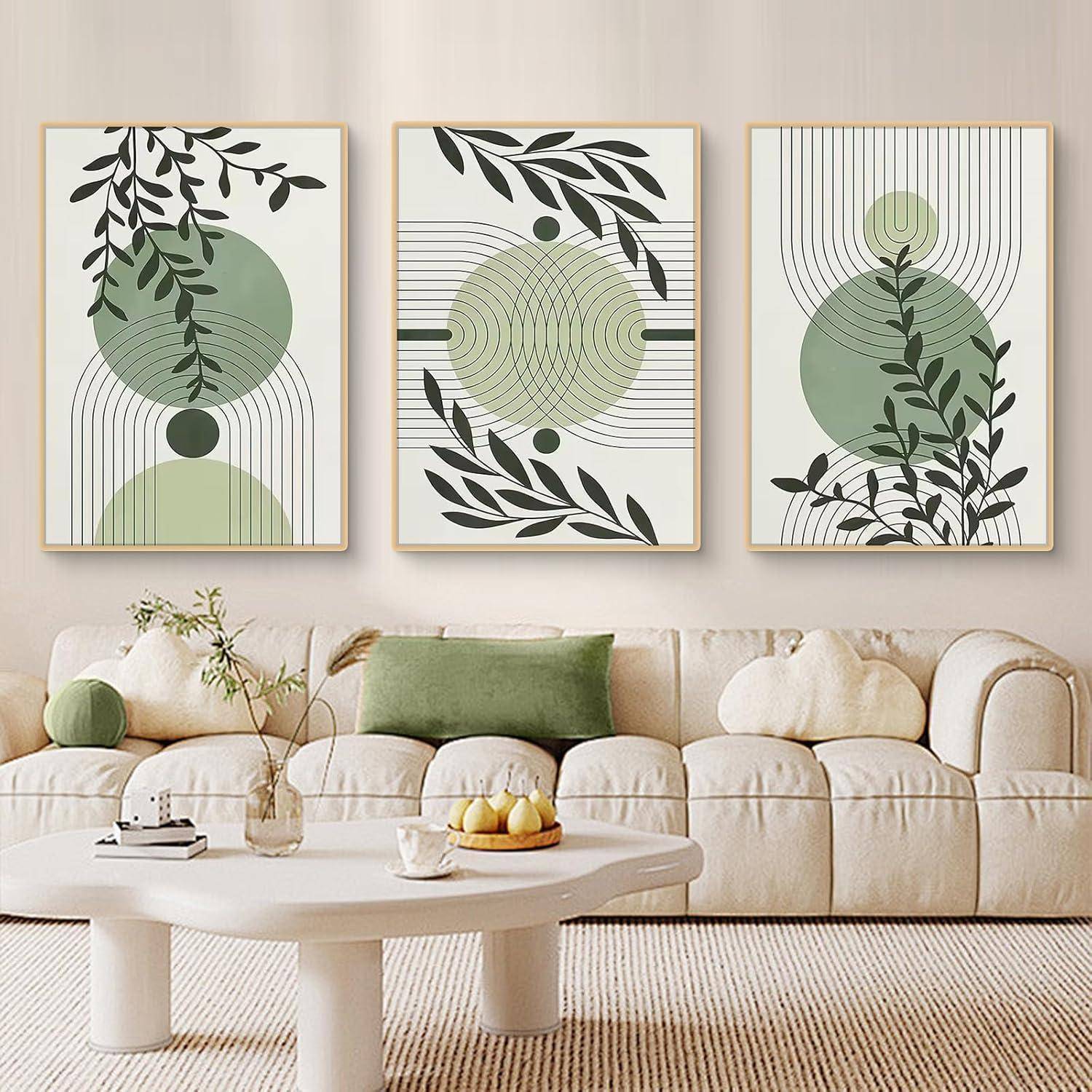 Poster 3teilig Boho Pflanzen Wandbilder 21x30cm C 21x30cm