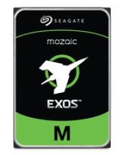 Seagate Exos Festplattenlogo mit einer stilisierten Vogelgrafik, mit der Bezeichnung 