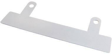 GBC Einhängeheftstreifen IB412356 PVC weiß 50 St./Pack.