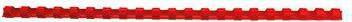 GBC Plastikbinderücken 4028217 DIN A4 12mm rot 100 St./Pack.