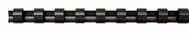 Fellowes Plastikbinderücken COMB 5346108 10mm schwarz 100 St./Pack.