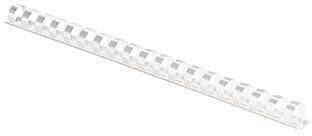 Fellowes Plastikbinderücken COMB 5345406 8mm weiß 100 St./Pack.
